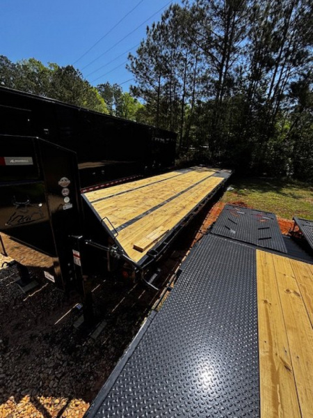 New 2026 Iron Bull 102X40' (35+5)-LOW PRO 22K- RAMPAGE RAMPS-16" ON CENTER CROSS MEMBERS Deckover Trailer