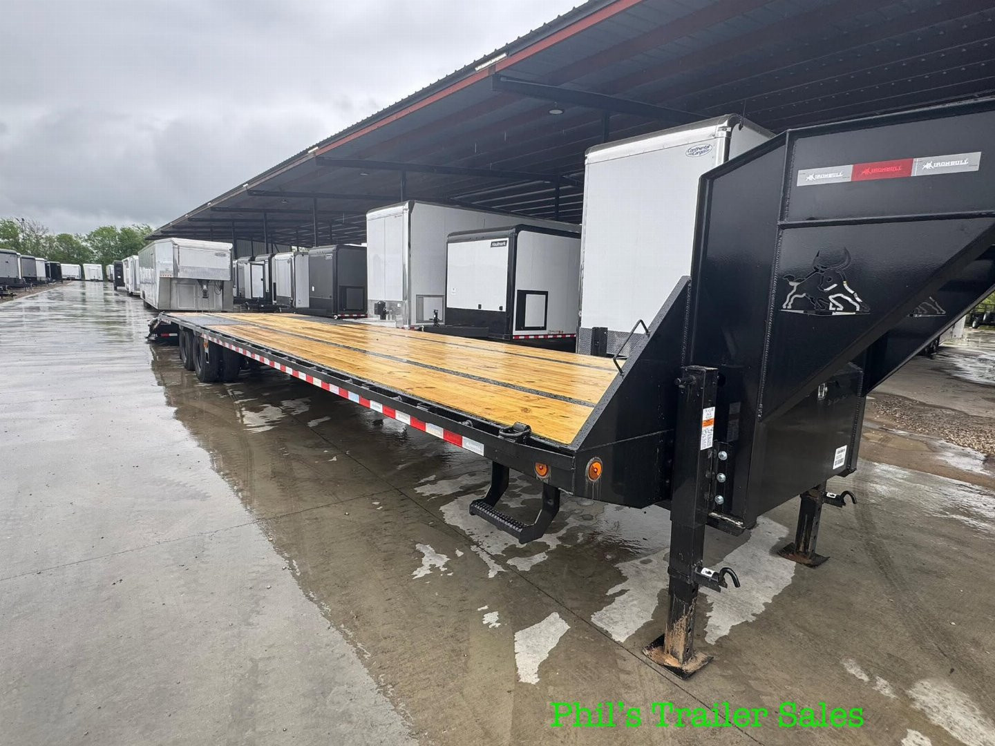 New Iron Bull 102 X40 DECK OVER TANDEM DUAL 10K AXLES MONSTER RAMPS Deckover Trailer 20K GVWR