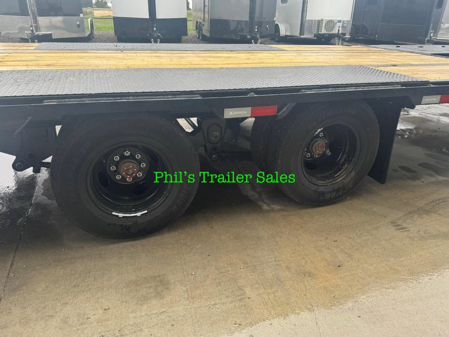 New Iron Bull 102 X40 DECK OVER TANDEM DUAL 10K AXLES MONSTER RAMPS Deckover Trailer 20K GVWR