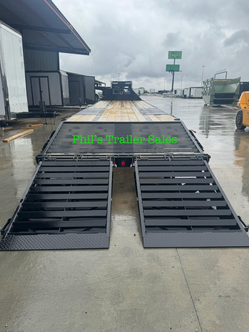 New Iron Bull 102 X40 DECK OVER TANDEM DUAL 10K AXLES MONSTER RAMPS Deckover Trailer 20K GVWR