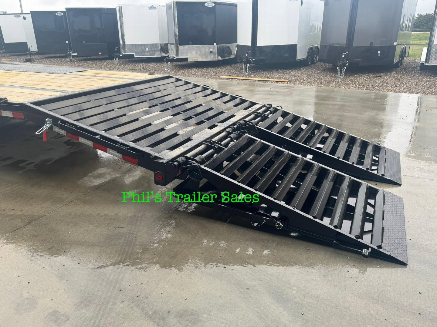 New Iron Bull 102 X40 DECK OVER TANDEM DUAL 10K AXLES MONSTER RAMPS Deckover Trailer 20K GVWR