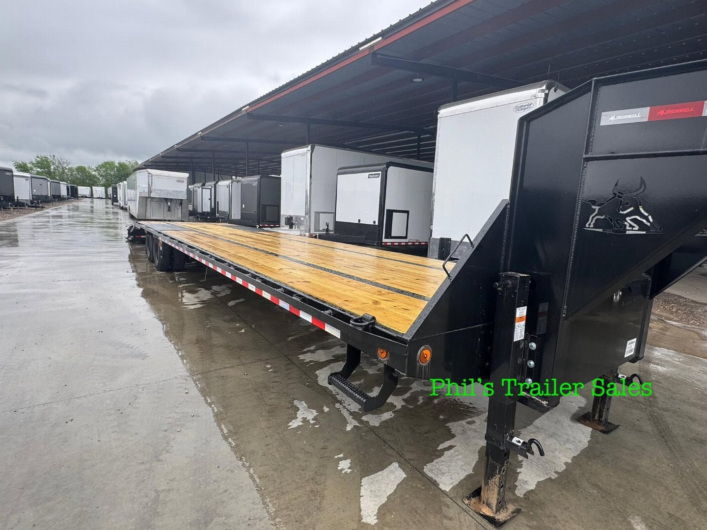 New Iron Bull 102 X40 DECK OVER TANDEM DUAL 10K AXLES MONSTER RAMPS Deckover Trailer 20K GVWR