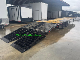 New Iron Bull 102 X40 DECK OVER TANDEM DUAL 10K AXLES MONSTER RAMPS Deckover Trailer 20K GVWR