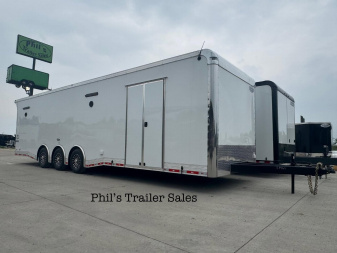 New 2025 Continental Cargo 8.5X32 RACE TRAILER Car / Racing Trailer UPGRADED TO .080 EXTERIOR / SPREAD TORSION AXLES / REAR WING & MORE!