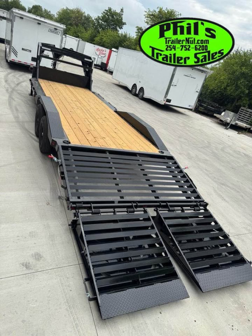 New 2026 Iron Bull 102 X 28 IRON BULL GOOSENECK EQUIPMENT TRAILER DRIVE OVER Equipment Trailer