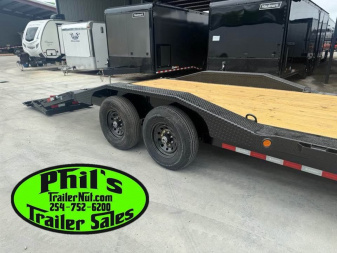 New 2026 Iron Bull 102 X 28 IRON BULL GOOSENECK EQUIPMENT TRAILER DRIVE OVER Equipment Trailer