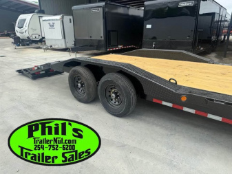 New 2026 Iron Bull 102 X 28 IRON BULL GOOSENECK EQUIPMENT TRAILER DRIVE OVER Equipment Trailer