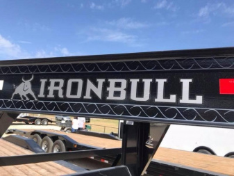 New 2026 IRON BULL 102 x24 Equipment Trailer with drive over fenders Iron Bull Equipment Trailer