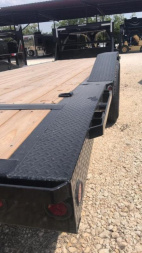 New 2026 IRON BULL 102 x24 Equipment Trailer with drive over fenders Iron Bull Equipment Trailer