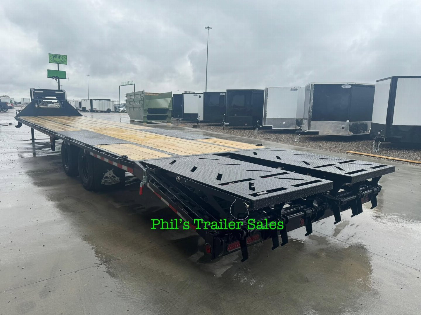 New 2026 Iron Bull 102 X40 DECK OVER TANDEM DUAL 10K AXLES MONSTER RAMPS Deckover Trailer