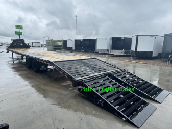 New 2026 Iron Bull 102 X40 DECK OVER TANDEM DUAL 10K AXLES MONSTER RAMPS Deckover Trailer