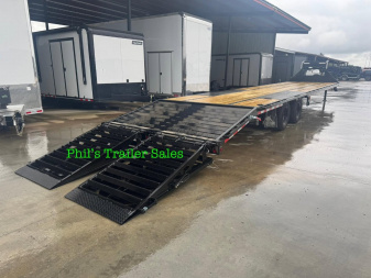 New 2026 Iron Bull 102 X40 DECK OVER TANDEM DUAL 10K AXLES MONSTER RAMPS Deckover Trailer