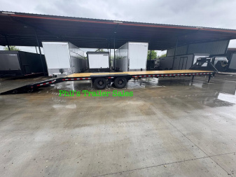 New 2026 Iron Bull 102 X40 DECK OVER TANDEM DUAL 10K AXLES MONSTER RAMPS Deckover Trailer