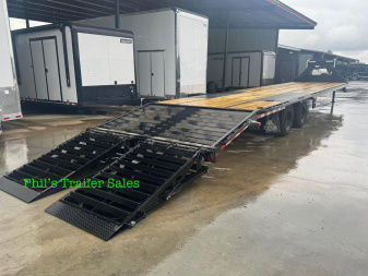 New 2026 Iron Bull 102 X40 DECK OVER TANDEM DUAL 10K AXLES MONSTER RAMPS Deckover Trailer