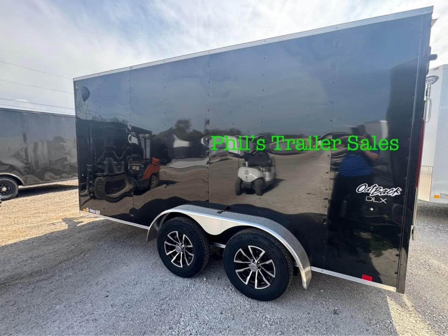 New 2025 Pace American 7X14 ALUMINUM WHEEL UPGRADE Cargo / Enclosed Trailer