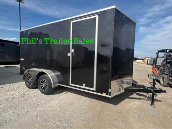 New 2025 Pace American 7X14 ALUMINUM WHEEL UPGRADE Cargo / Enclosed Trailer