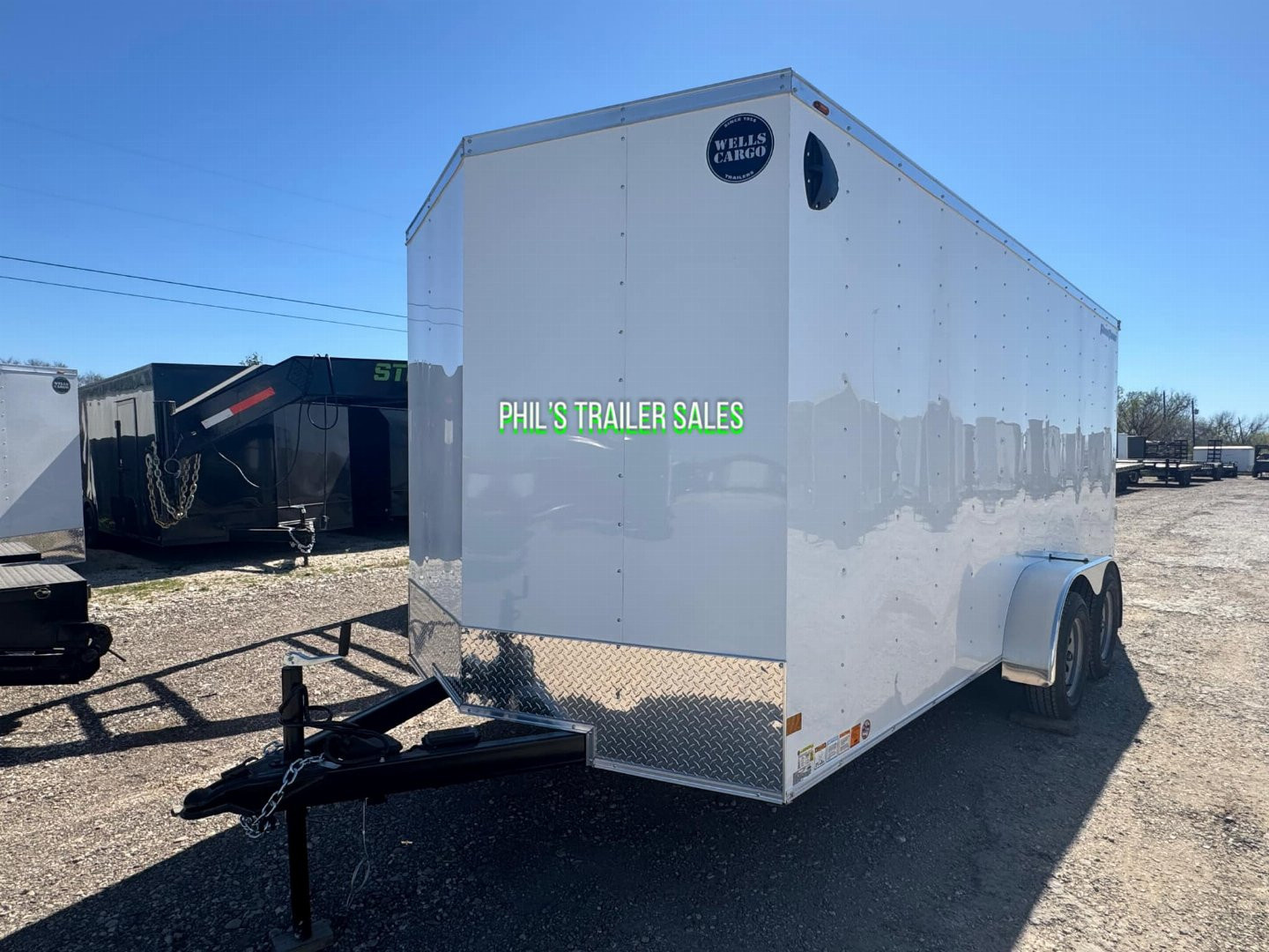 New WELLS CARGO 7X16 Cargo / Enclosed Trailer 6'6'' INTERIOR WELLS CARGO FAST TRACK