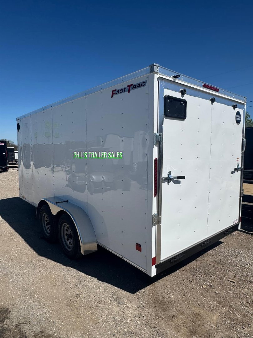 New WELLS CARGO 7X16 Cargo / Enclosed Trailer 6'6'' INTERIOR WELLS CARGO FAST TRACK