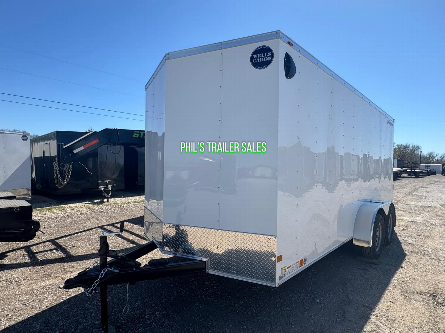 New WELLS CARGO 7X16 Cargo / Enclosed Trailer 6'6'' INTERIOR WELLS CARGO FAST TRACK