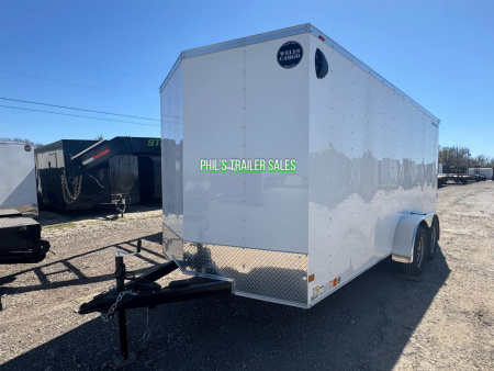 New WELLS CARGO 7X16 Cargo / Enclosed Trailer 6'6'' INTERIOR WELLS CARGO FAST TRACK