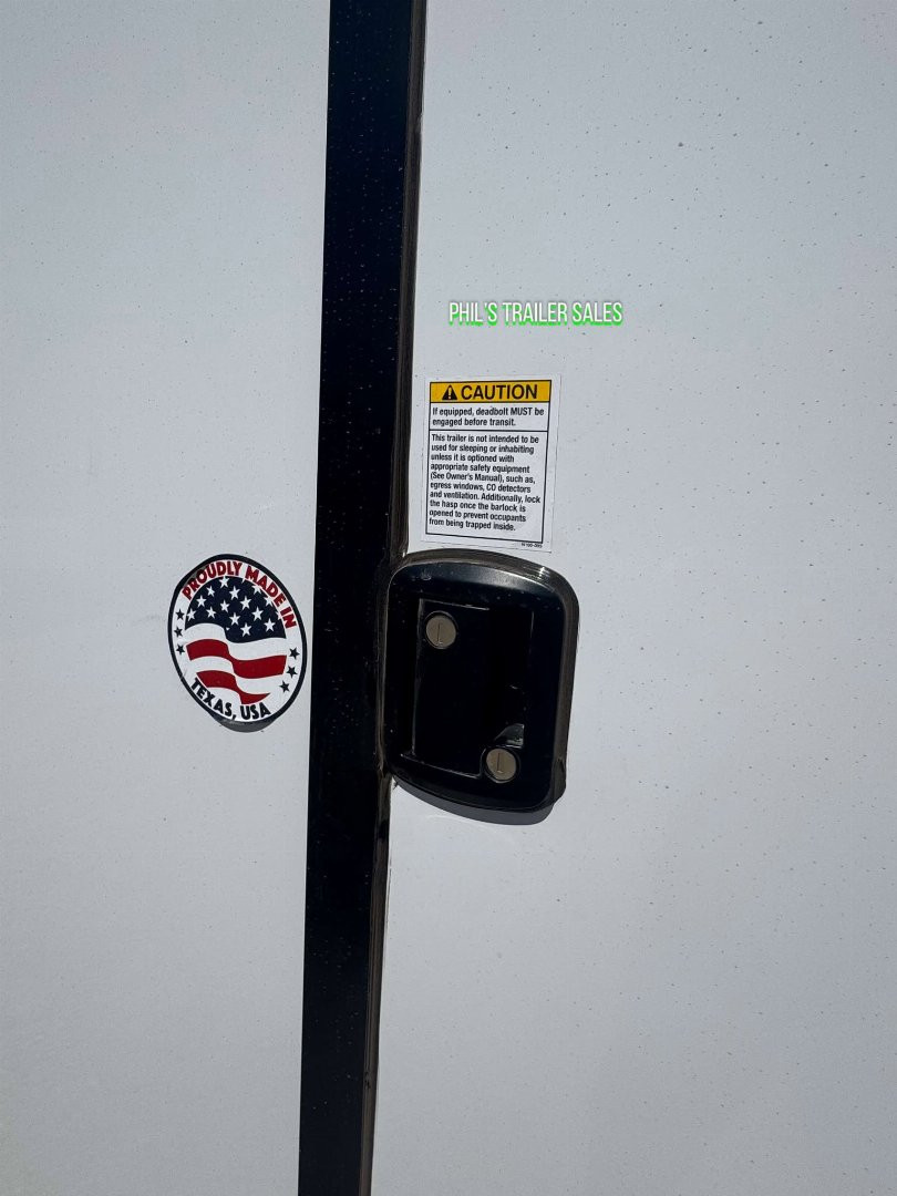 New 2025 Pace American 8.5X20 REAR WING WITH LOADING LIGHT Cargo / Enclosed Trailer