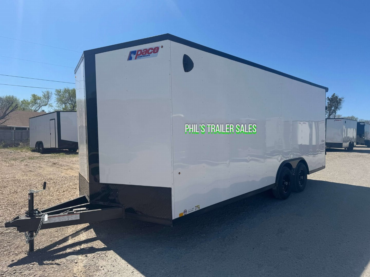 New 2025 Pace American 8.5X20 REAR WING WITH LOADING LIGHT Cargo / Enclosed Trailer