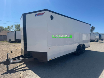 New 2025 Pace American 8.5X20 REAR WING WITH LOADING LIGHT Cargo / Enclosed Trailer