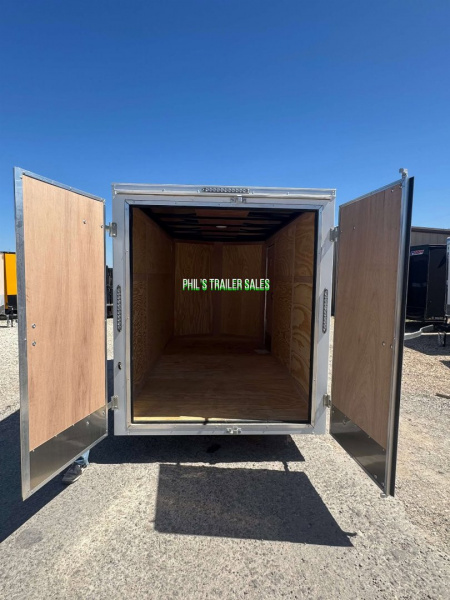 New CONTINENTAL CARGO NEW 6X12 V-NOSE ENCLOSED TRAILER CARGO TRAILER SINGLE AXLE Cargo / Enclosed Trailer DOUBLE DOORS