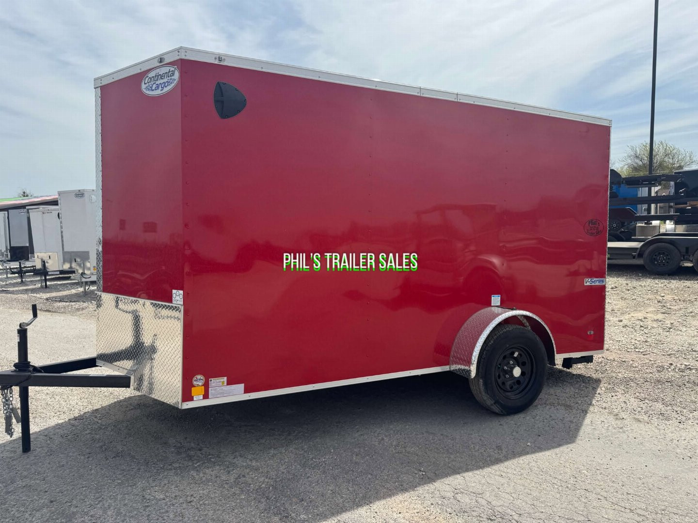 New 2025 CONTINENTAL CARGO NEW 6X12 V-NOSE CARGO ENCLOSED TRAILER CARGO TRAILERS UTILITY Cargo / Enclosed Trailer