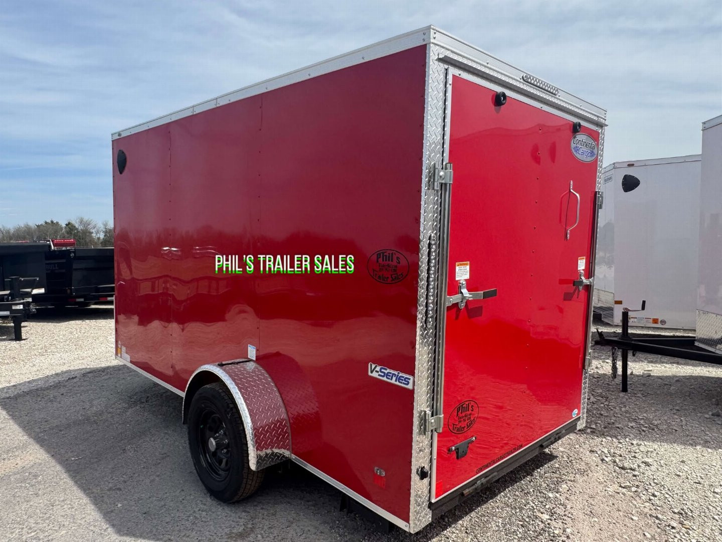 New 2025 CONTINENTAL CARGO NEW 6X12 V-NOSE CARGO ENCLOSED TRAILER CARGO TRAILERS UTILITY Cargo / Enclosed Trailer