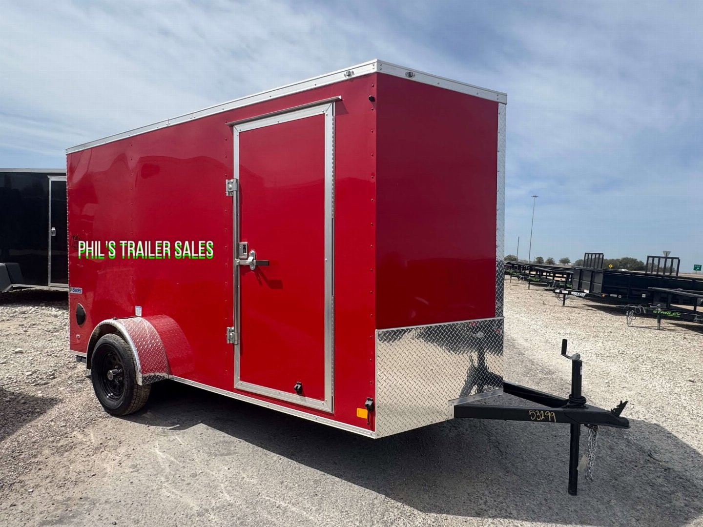 New 2025 CONTINENTAL CARGO NEW 6X12 V-NOSE CARGO ENCLOSED TRAILER CARGO TRAILERS UTILITY Cargo / Enclosed Trailer