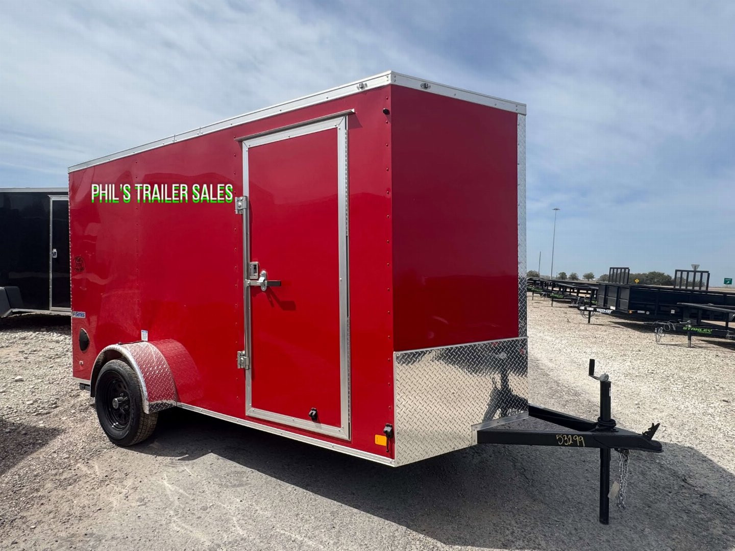 New 2025 CONTINENTAL CARGO NEW 6X12 V-NOSE CARGO ENCLOSED TRAILER CARGO TRAILERS UTILITY Cargo / Enclosed Trailer