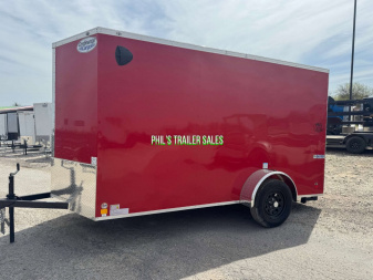 New 2025 CONTINENTAL CARGO NEW 6X12 V-NOSE CARGO ENCLOSED TRAILER CARGO TRAILERS UTILITY Cargo / Enclosed Trailer