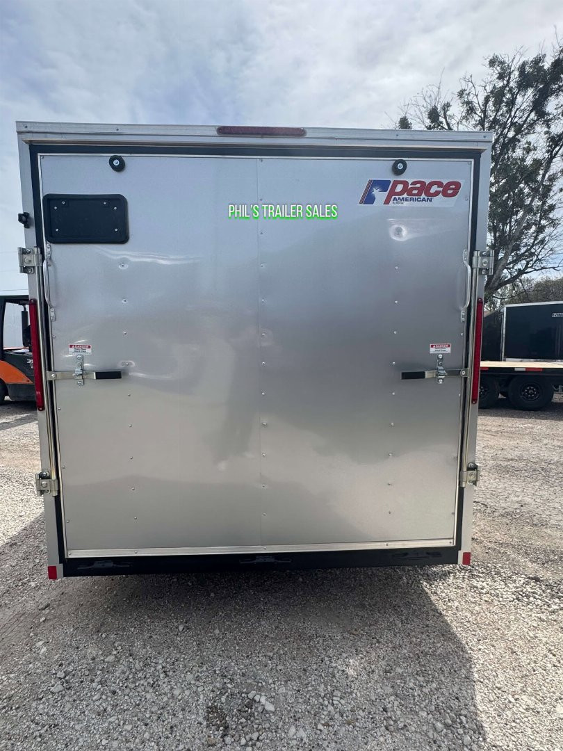 New 2025 Pace American 7X14 ALUMINUM WHEEL UPGRADE Cargo / Enclosed Trailer