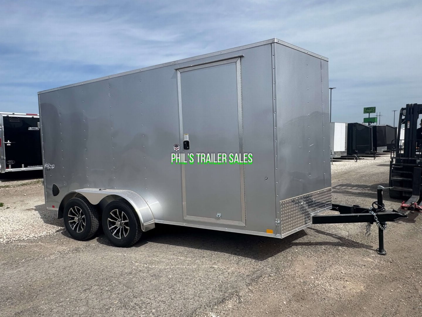 New 2025 Pace American 7X14 ALUMINUM WHEEL UPGRADE Cargo / Enclosed Trailer