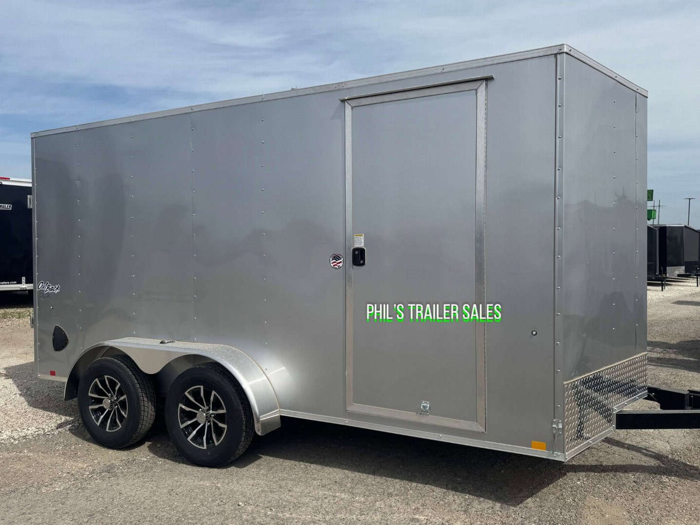 New 2025 Pace American 7X14 ALUMINUM WHEEL UPGRADE Cargo / Enclosed Trailer