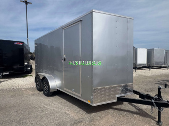 New 2025 Pace American 7X14 ALUMINUM WHEEL UPGRADE Cargo / Enclosed Trailer