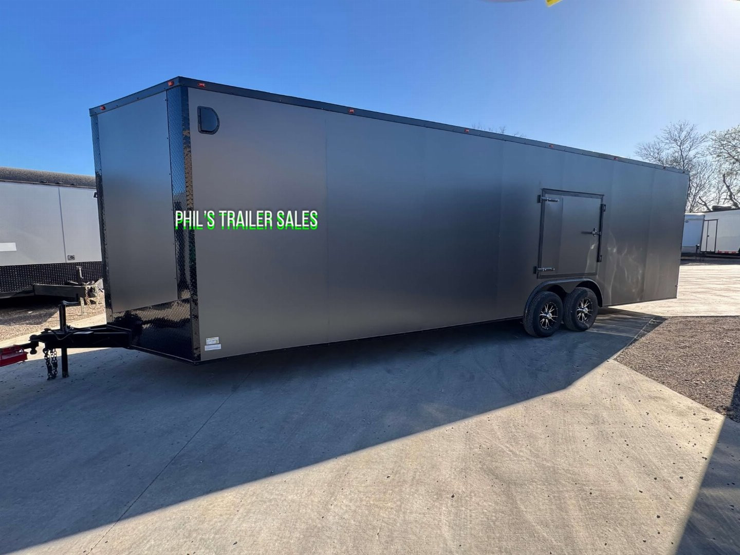 New 2025 8.5X28 CAR HAULER WITH ESCAPE DOOR Cargo / Enclosed Trailer