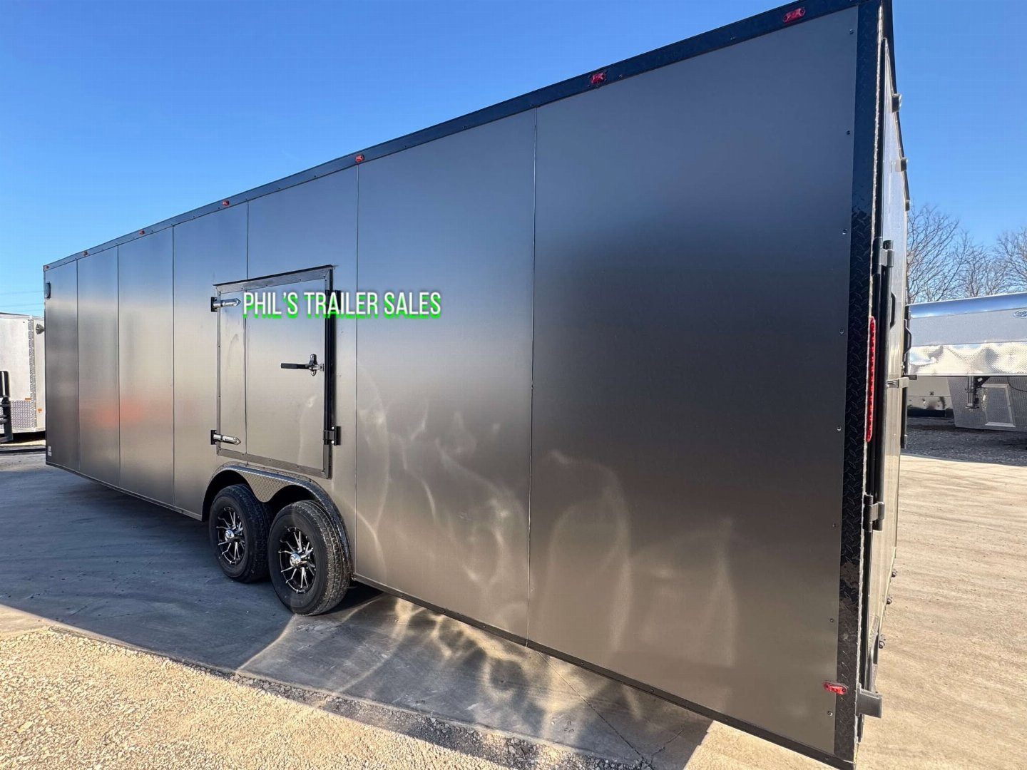 New 2025 8.5X28 CAR HAULER WITH ESCAPE DOOR Cargo / Enclosed Trailer