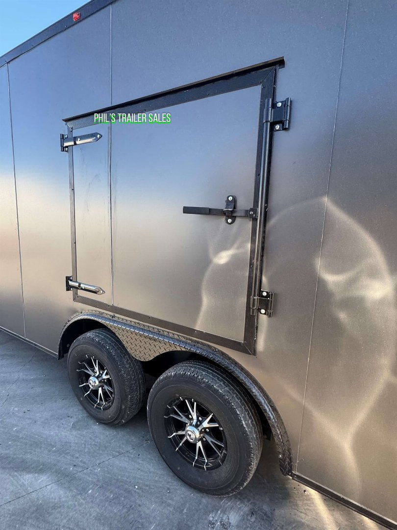 New 2025 8.5X28 CAR HAULER WITH ESCAPE DOOR Cargo / Enclosed Trailer