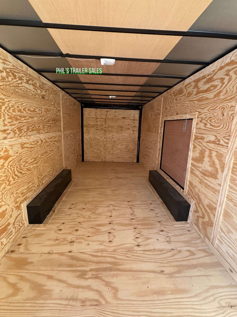 New 2025 8.5X28 CAR HAULER WITH ESCAPE DOOR Cargo / Enclosed Trailer