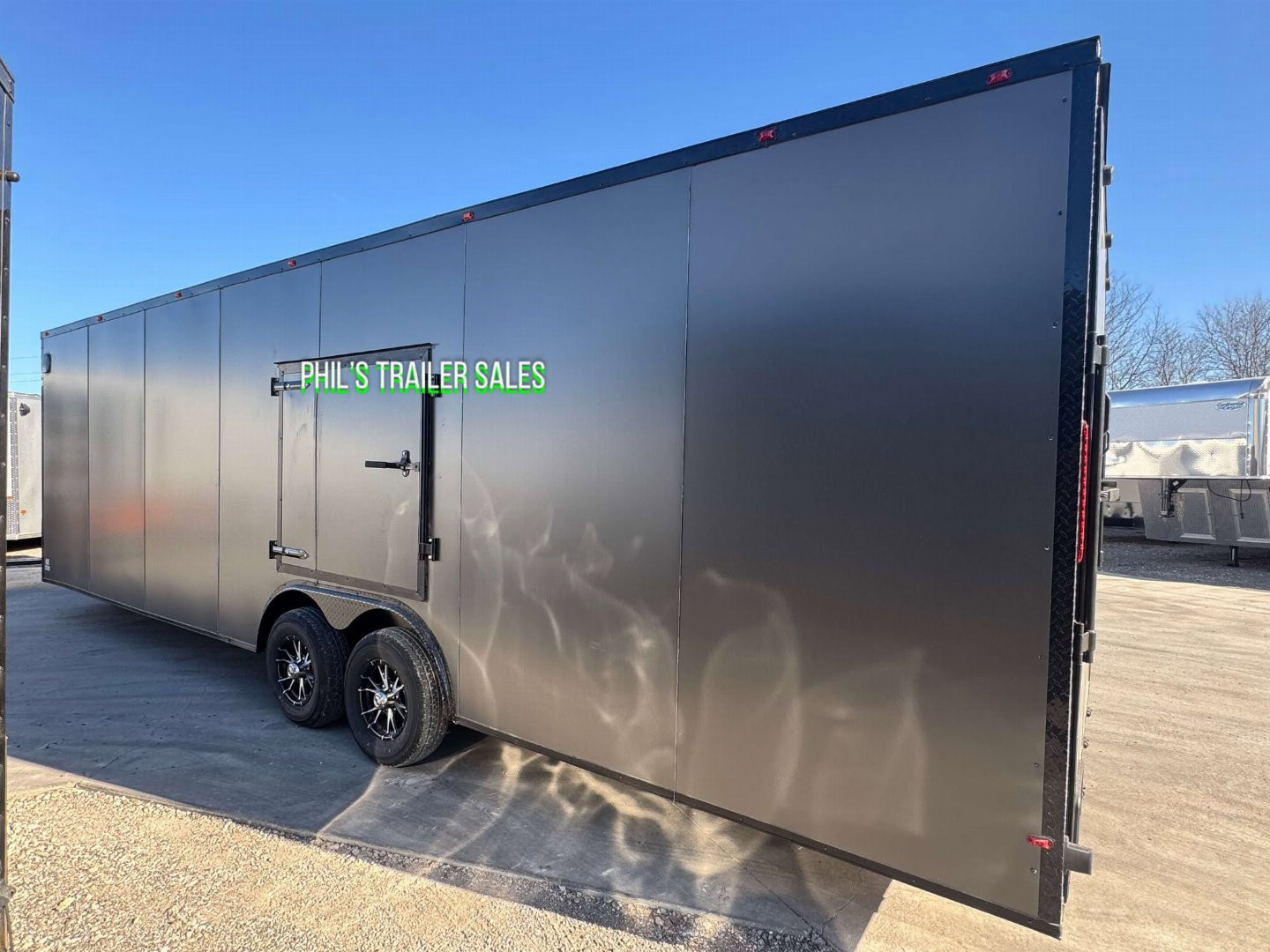New 2025 8.5X28 CAR HAULER WITH ESCAPE DOOR Cargo / Enclosed Trailer