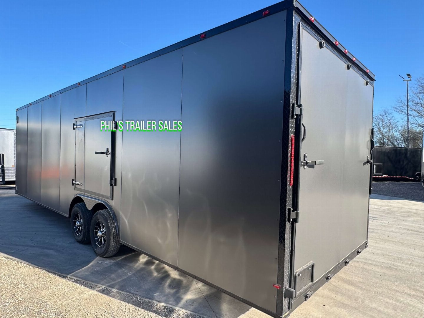 New 2025 8.5X28 CAR HAULER WITH ESCAPE DOOR Cargo / Enclosed Trailer