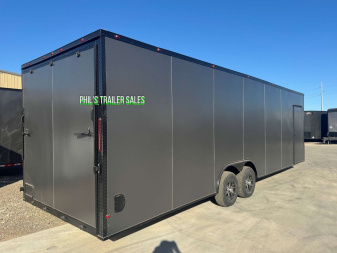 New 2025 8.5X28 CAR HAULER WITH ESCAPE DOOR Cargo / Enclosed Trailer