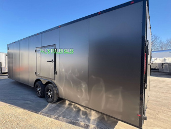 New 2025 8.5X28 CAR HAULER WITH ESCAPE DOOR Cargo / Enclosed Trailer