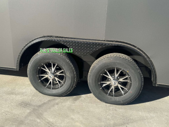 New 2025 8.5X28 CAR HAULER WITH ESCAPE DOOR Cargo / Enclosed Trailer