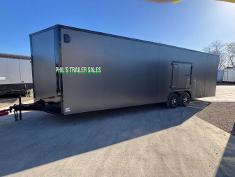 New 2025 8.5X28 CAR HAULER WITH ESCAPE DOOR Cargo / Enclosed Trailer