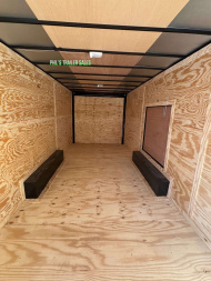 New 2025 8.5X28 CAR HAULER WITH ESCAPE DOOR Cargo / Enclosed Trailer