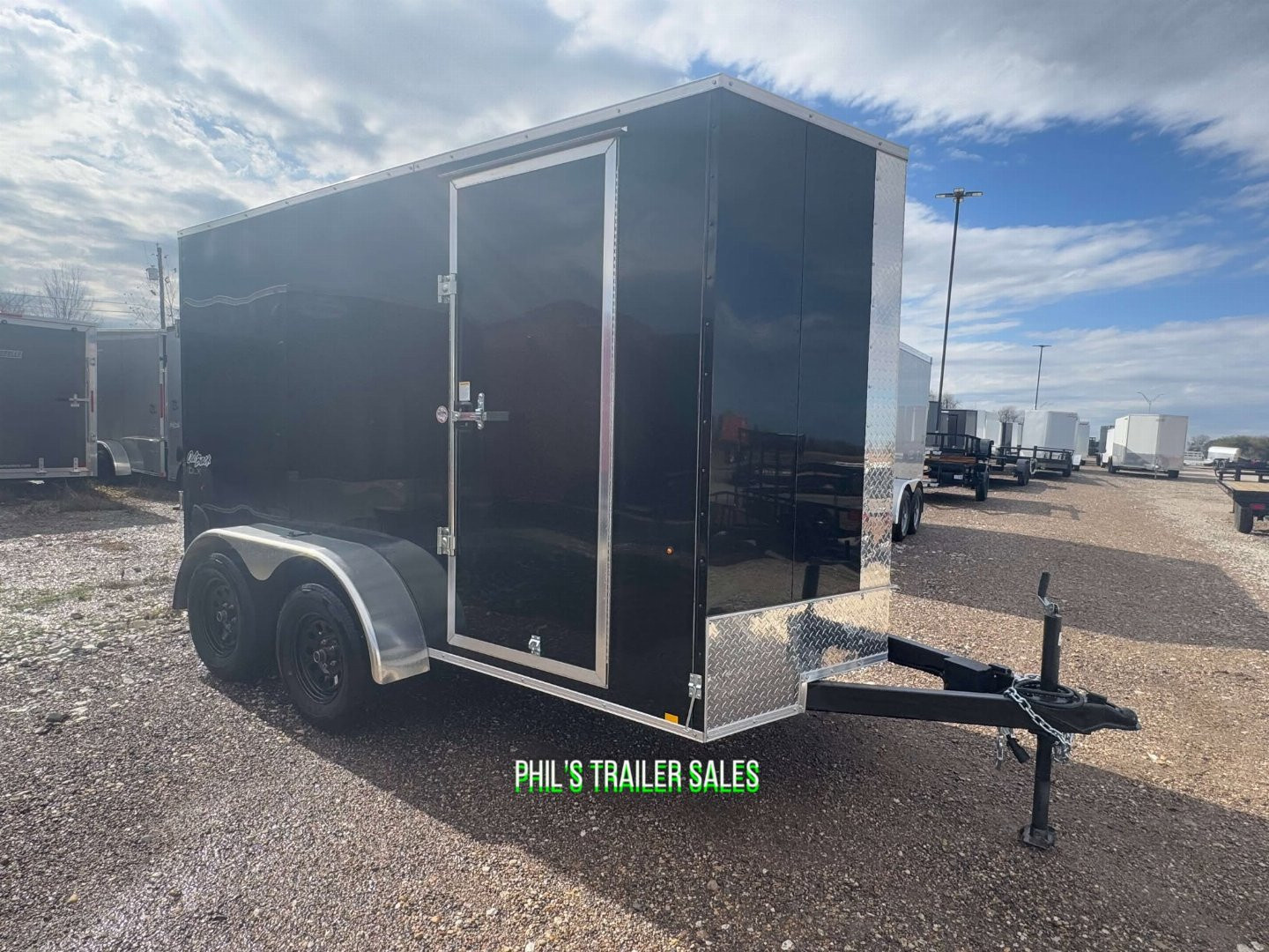 New Pace American 6x12 SCREWLESS EXTERIOR Cargo / Enclosed Trailer 7' INTERIOR ONLY 1 AT THIS PRICE!!