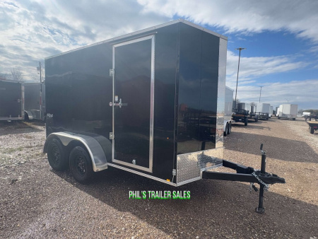 New Pace American 6x12 SCREWLESS EXTERIOR Cargo / Enclosed Trailer 7' INTERIOR ONLY 1 AT THIS PRICE!!
